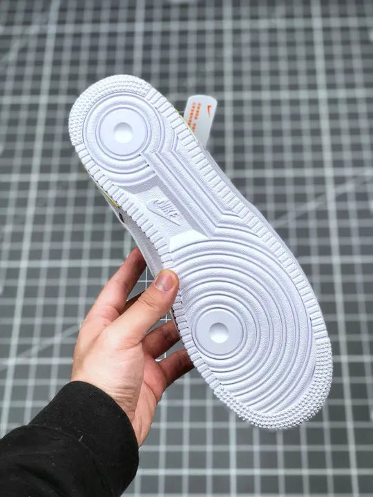 Nike Air Force 1 White Yellow - Hình 7