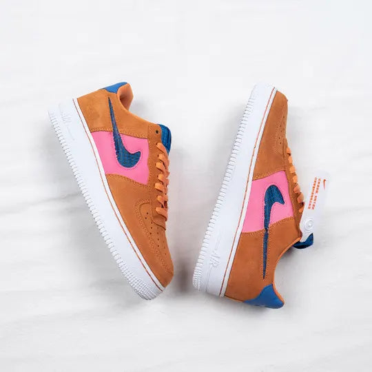 Nike Air Force 1 Low Orange Pink Blue - Hình 2
