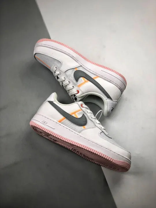 Nike AF1 Grey Pink Stitch - Hình 6