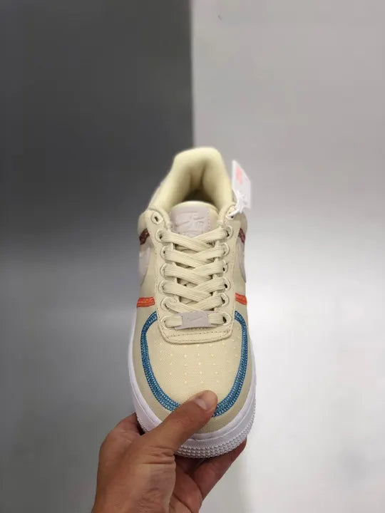 Nike AF1 Canvas Beige - Hình 4