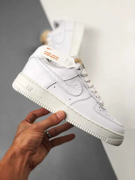 air Nike AF1 Mid White - Hình 2