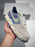 Nike Air Force 1 Grey Blue Suede