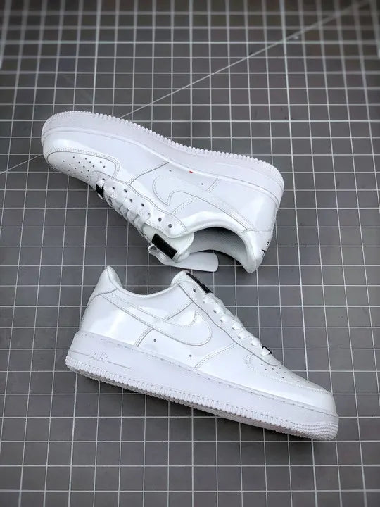 Nike Air Force 1 White Patent Leather - Hình 4