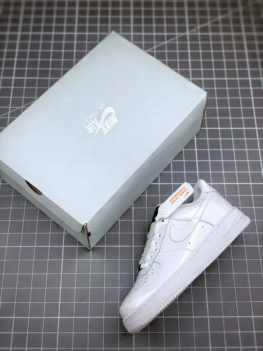 Nike Air Force 1 White Patent Leather - Hình 2