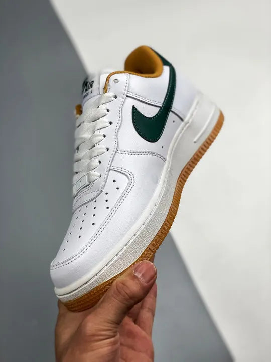 Nike AF1 White Green Gold - Hình 4