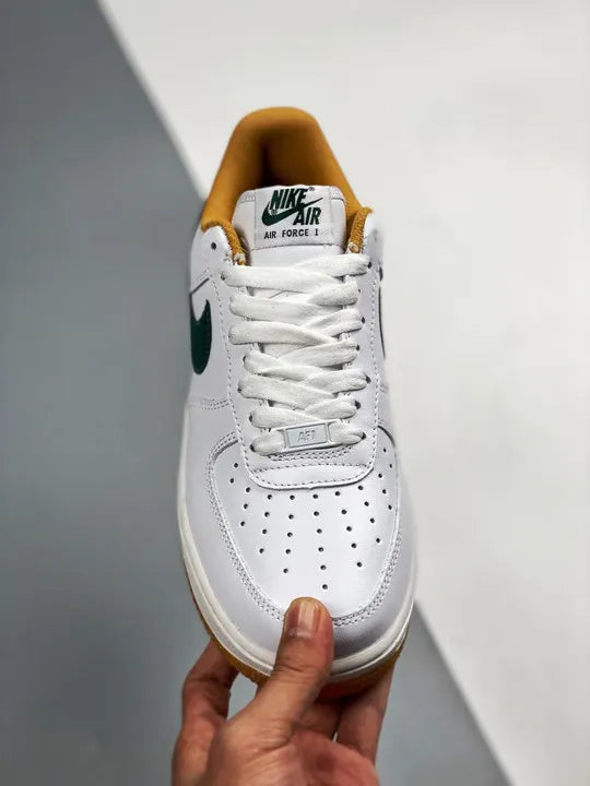 Nike AF1 White Green Gold - Hình 6