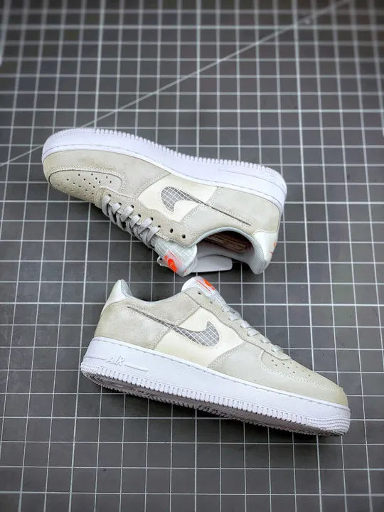 beige Nike Air Force 1 Low Sanddrift - Hình 4