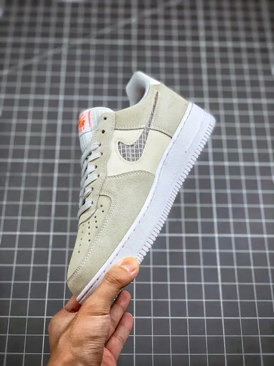 beige Nike Air Force 1 Low Sanddrift - Hình 5