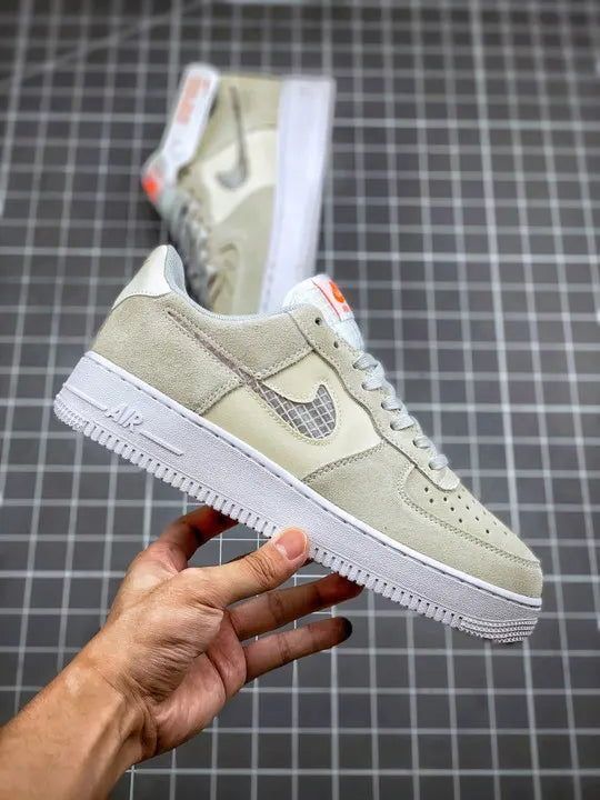 beige Nike Air Force 1 Low Sanddrift - Hình 3