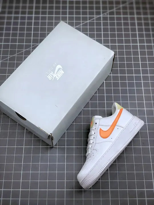 premium Nike Air Force 1 Low White Orange