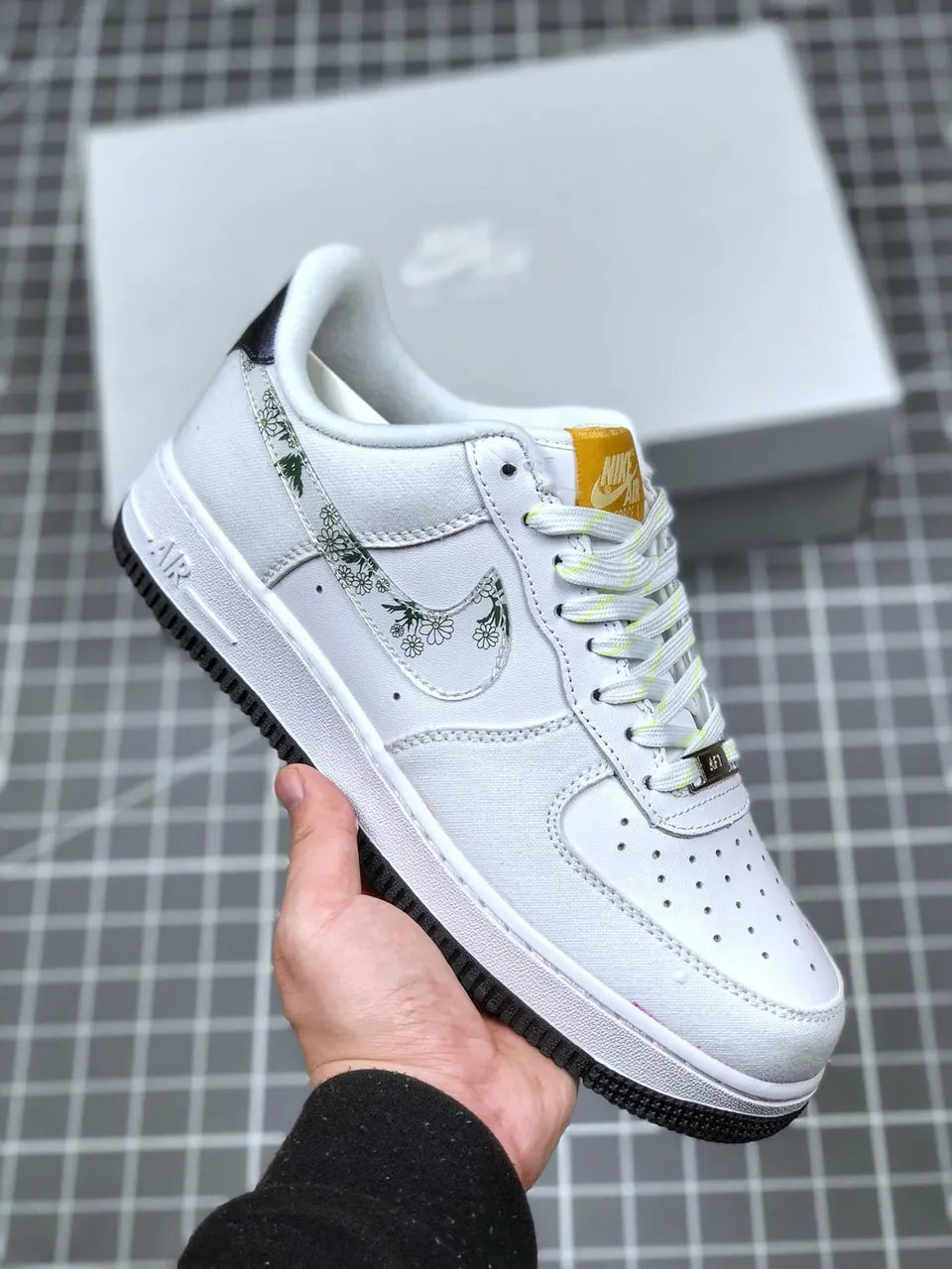 Nike AF1 Floral White/Green