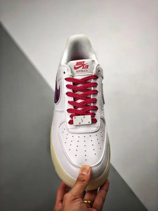 Nike AF1 DR White Red - Hình 7