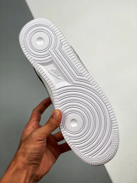 Nike AF1 White Gold Black - Hình 6