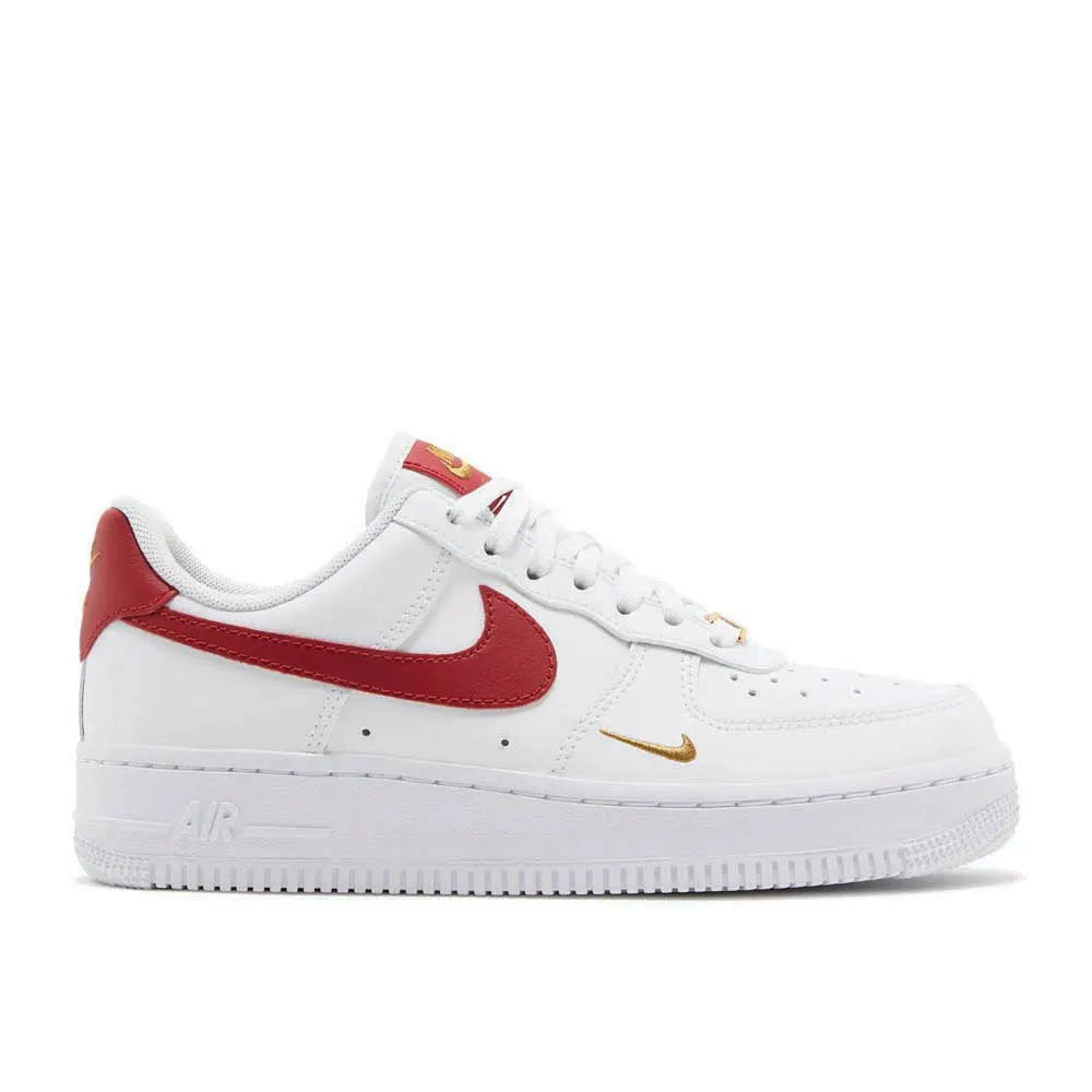premium Nike Air Force 1 White Red Gold