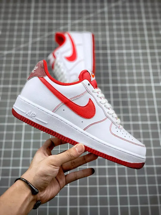 Nike AF1 White Red - Hình 2