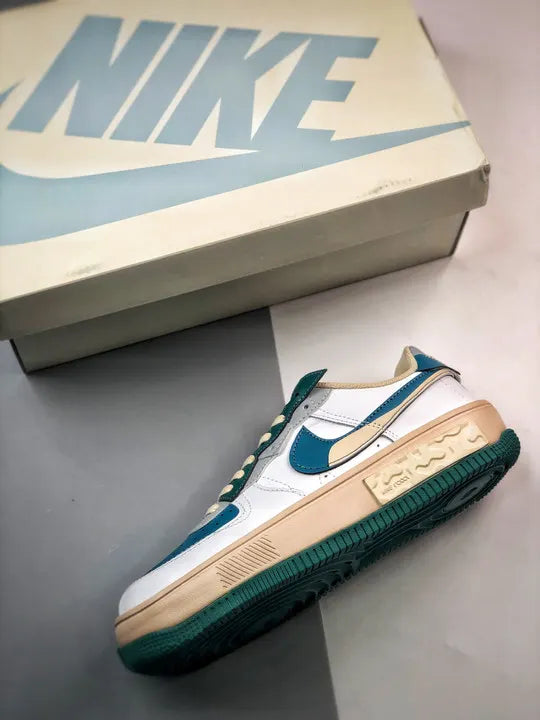 air Nike AF1 White Teal - Hình 2