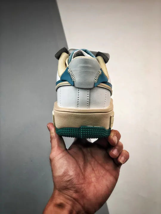 air Nike AF1 White Teal - Hình 6