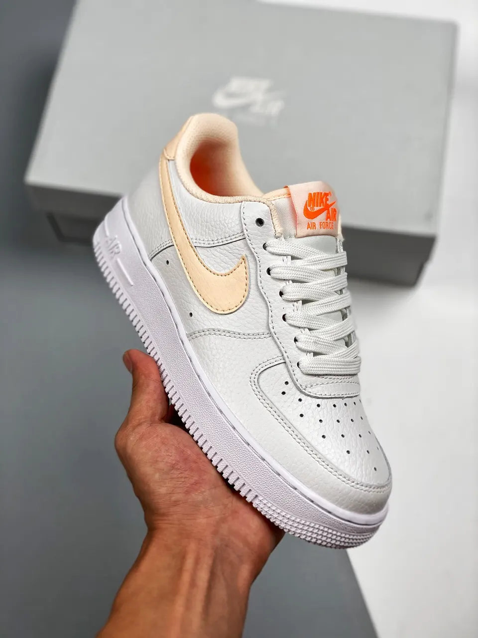 Nike Air Force 1 White Peach