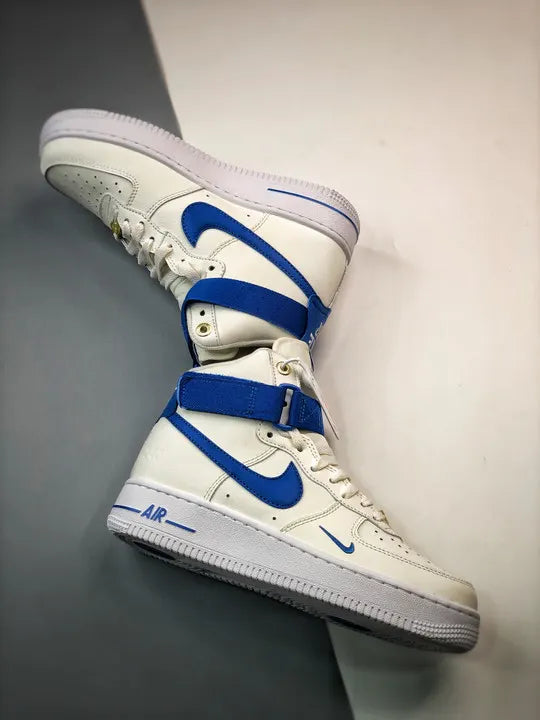 Nike Air Force 1 High Ivory Blue - Hình 4