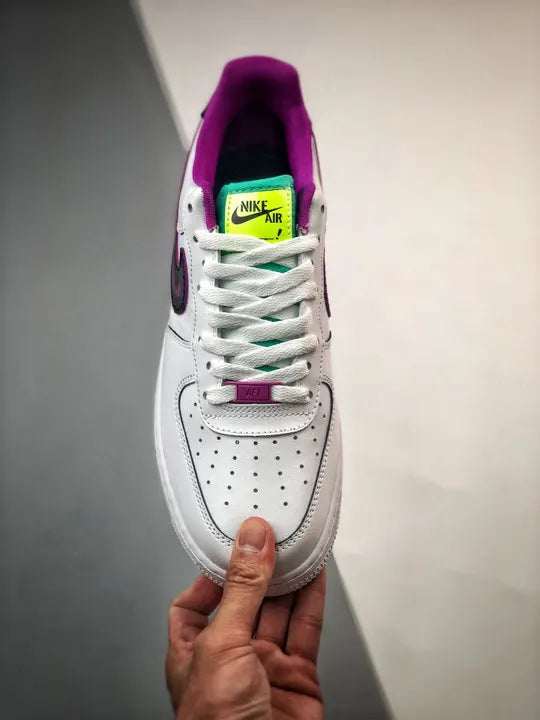 Nike Air Force 1 White Purple Accent - Hình 6