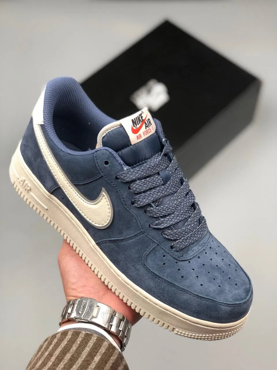 Nike Air Force 1 Blue Suede