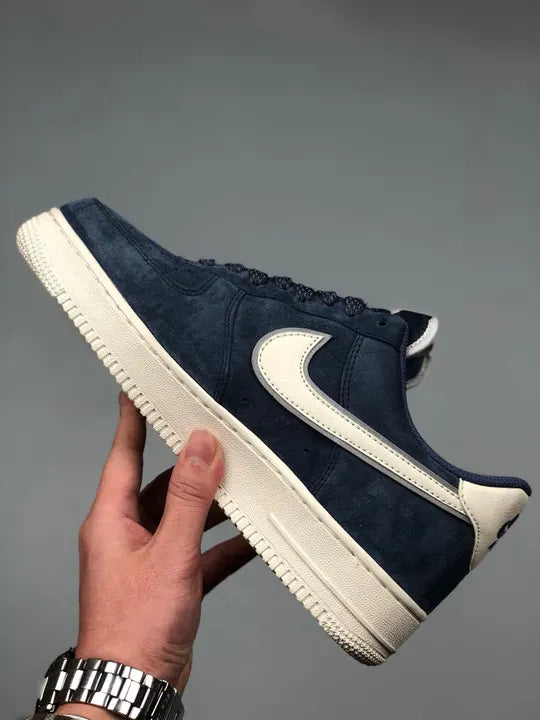 Nike Air Force 1 Blue Suede - Hình 2