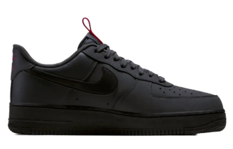 Nike AF1 Low Black Red - Hình 3