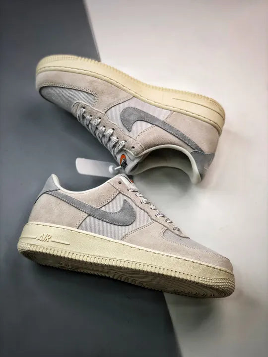air Nike AF1 Grey Suede - Hình 4