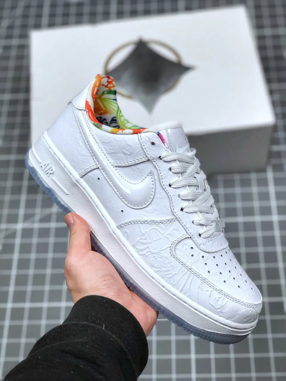 Nike Air Force 1 White Floral