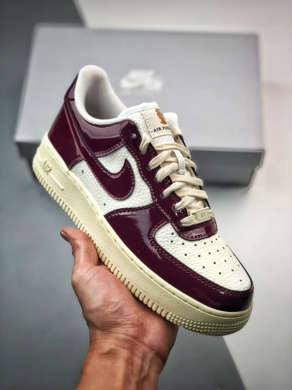 Air Force 1 Burgundy Patent