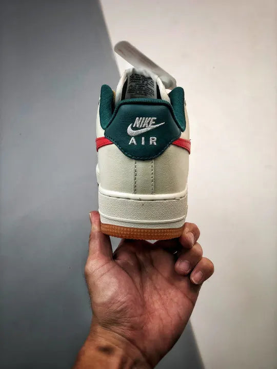 Nike AF1 Ivory Green Red - Hình 7