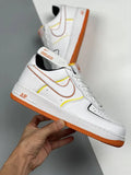 Nike AF1 White Orange Trim