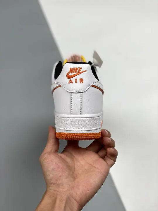 Nike AF1 White Orange Trim - Hình 7