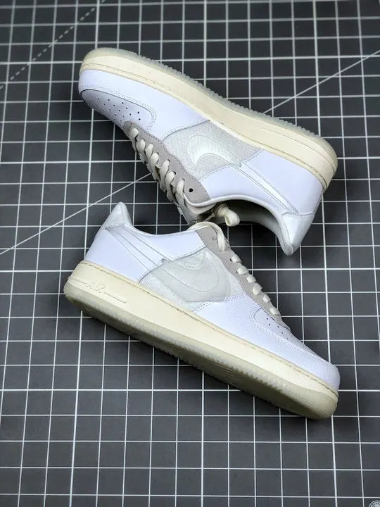 Nike White Grey AF1 - Hình 8