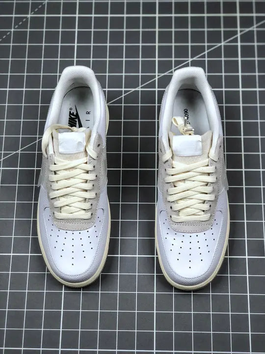 Nike White Grey AF1 - Hình 5