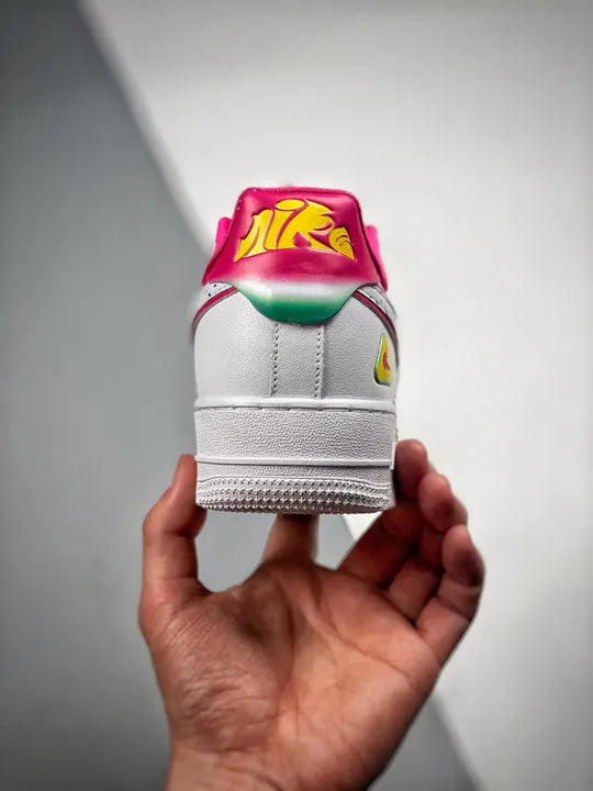 Nike AF1 White Pink Custom - Hình 6