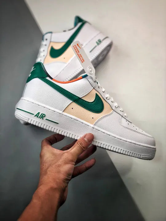 Nike White Green Air Force 1