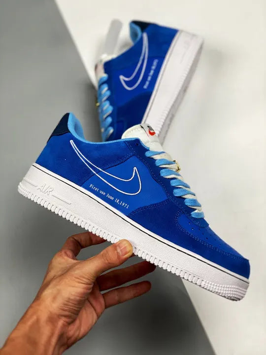 Nike AF1 '71 Blue Suede - Hình 2