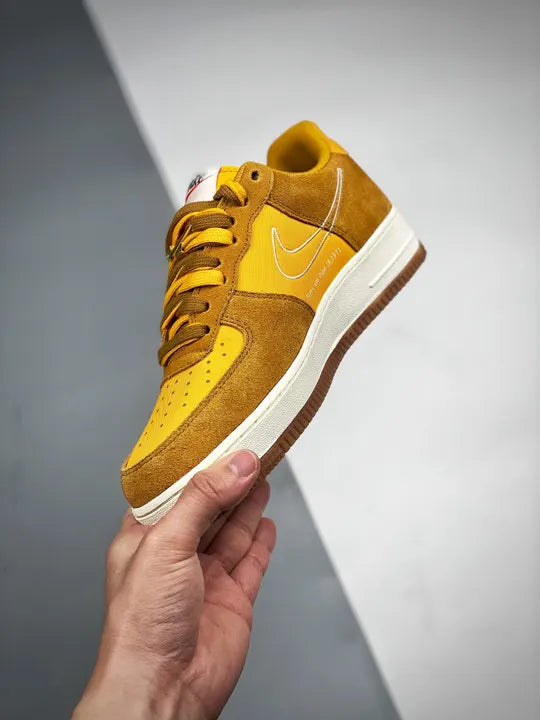 Nike Gold Suede Air Force 1 - Hình 5