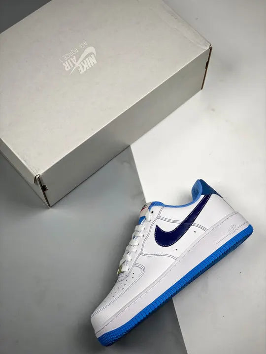 Nike Air Force 1 White Blue classic - Hình 3