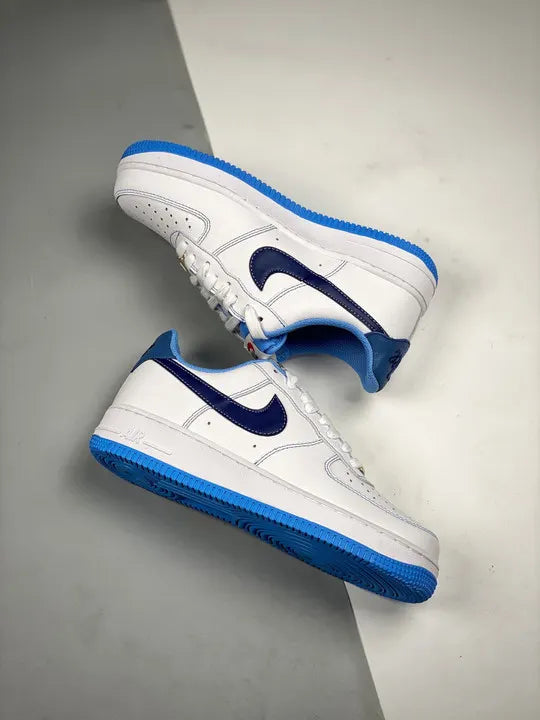 Nike Air Force 1 White Blue classic - Hình 4