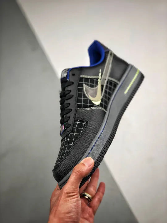 Nike AF1 Black Grid - Hình 5