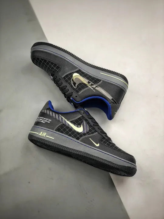 Nike AF1 Black Grid - Hình 7