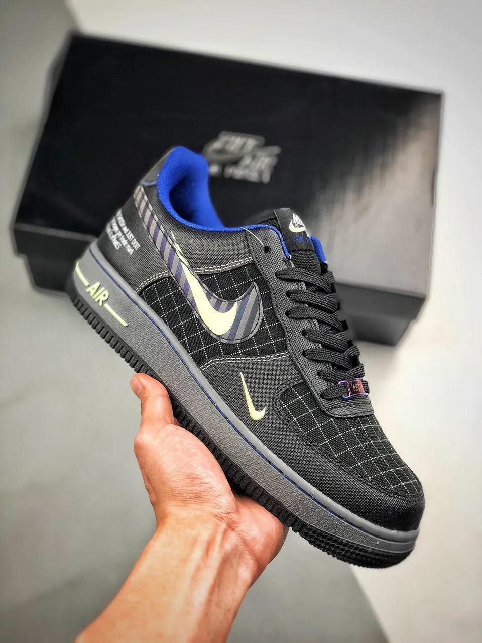 Nike AF1 Black Grid