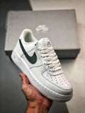 Nike AF1 White Green Sparkle