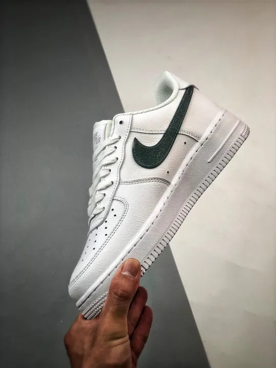 Nike AF1 White Green Sparkle - Hình 5
