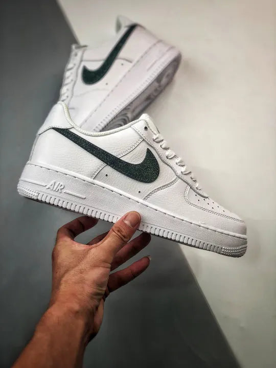 Nike AF1 White Green Sparkle - Hình 2