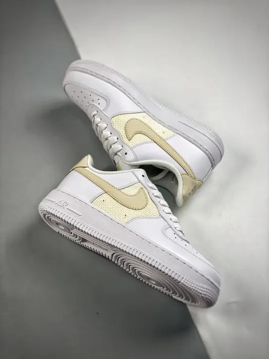 white Nike Air Force 1 Hemp - Hình 3