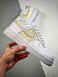 white Nike Air Force 1 Hemp