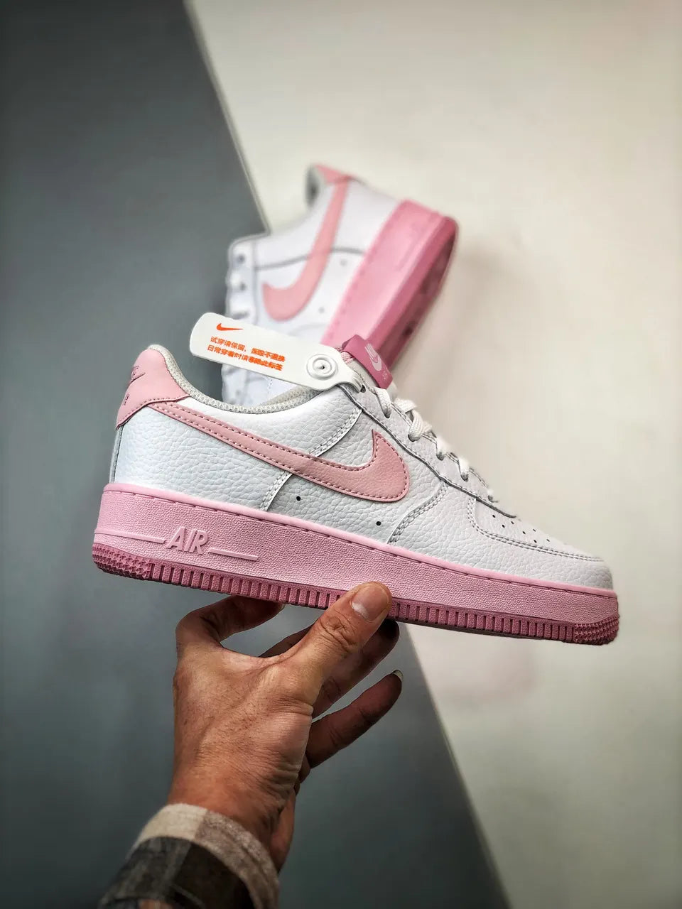 premium Nike Air Force 1 White Pink - Hình 2
